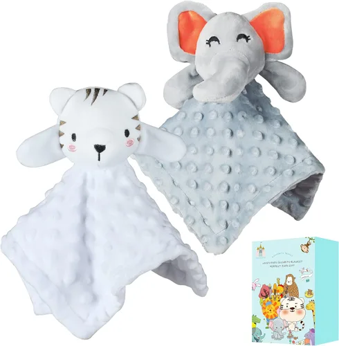 Cute Castle Manta de seguridad para regalos de bebés, suave, unisex, esencial para recién nacidos, para niños y niñas, juguete neutro para