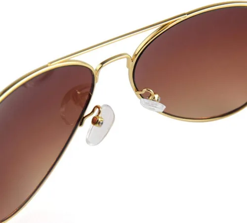 Miniatura 5 de Wodison Gafas de sol clásicas para niños y niñas, lentes de sol reflectantes con marco de metal