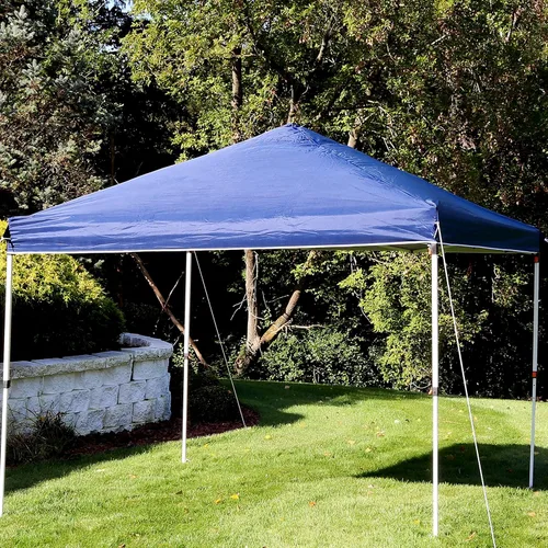 Miniatura 6 de Sunnydaze - Cubierta de repuesto para toldo de 10 x 10 pies, solo cubierta de repuesto – Tela Oxford 150D con revestimiento de poliuretano Azul