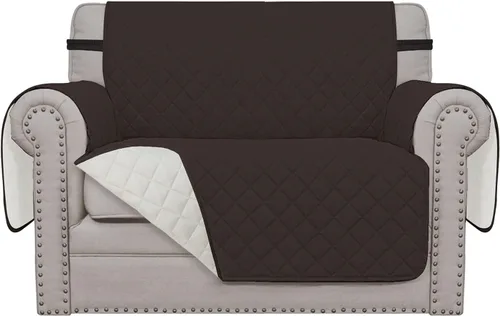 Miniatura 98 de Easy-Going - Funda para sofá, futón y sillón sin reposabrazos, reversible, resistente al agua, para mascotas y niños (azul oscuro/azul claro)