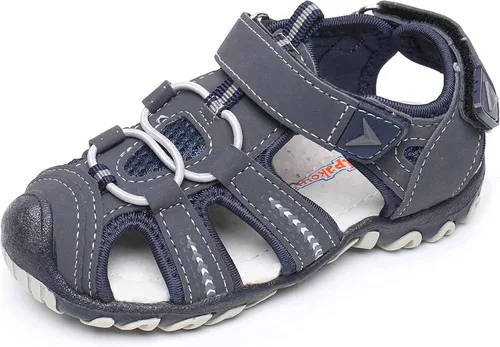 Apakowa - Sandalias de verano infantiles con suela suave, punta cerrada y soporte para el arco (infanteniña pequeña)
