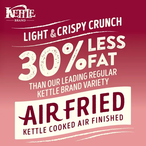 Miniatura 5 de Kettle Brand Papas fritas con sal del Himalaya, fritas al aire, bolsa de 6.5 onzas, (paquete de 2)