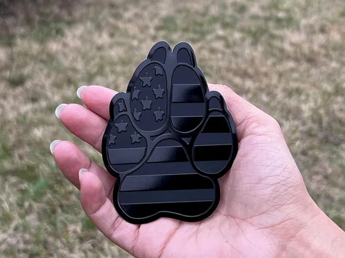 Miniatura 6 de Emblema de guardabarros de metal para autos, camiones (3 x 4 pulgadas, negro)