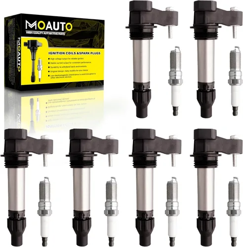 Miniatura 14 de Juego de 4 bobinas de encendido 06J905110G y 4 bujías de iridio compatibles con Volkswagen Audi Beetle Golf Jetta 1.8L 2.0L L4