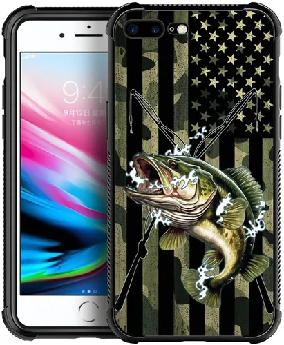 Miniatura 62 de DAIZAG Compatible con iPhone 13 Pro Max, Funda de TPU Protectora Anti-Arañazos Todo En Uno, Fundas para Hombre Mujer - Motivo de Madera Americana