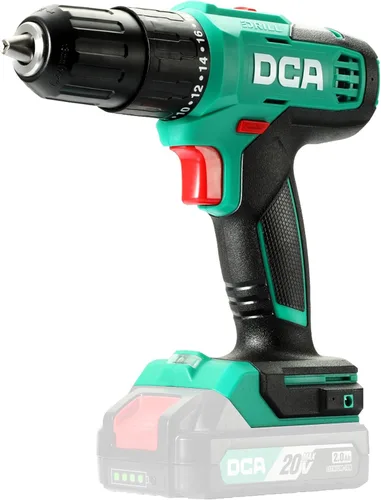 Miniatura 10 de DCA Taladro de Martillo Sin Escobillas de 20V Inalámbrico, Taladro de Impacto de 492 Pulgadas-Libras de Torque, Portabrocas de Metal sin Llave