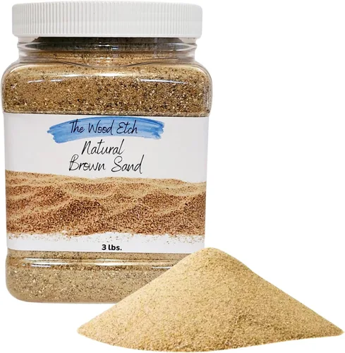 Arena natural de 3 libras para caja de arena, arte de arena, decoración del hogar, cubo sensorial, acuario y más, inodoro, no tóxico, seguro para