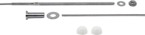 Miniatura 10 de 1/8" Cable Railing Kit for Wood Posts – 5 Ft Length – 316 Stainless Steel – No Crimping Required, Easy Install Deck Railing – No End Caps
