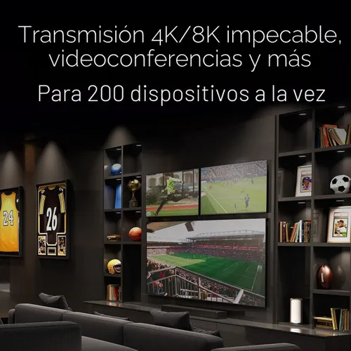 Miniatura 9 de Netgear Orbi Serie 970 Sistema de Red Mallada WiFi de Cuatro Bandas (RBE972S) - Rúter + 1 Extensor Satélite, Características de Seguridad, 27 Gbps
