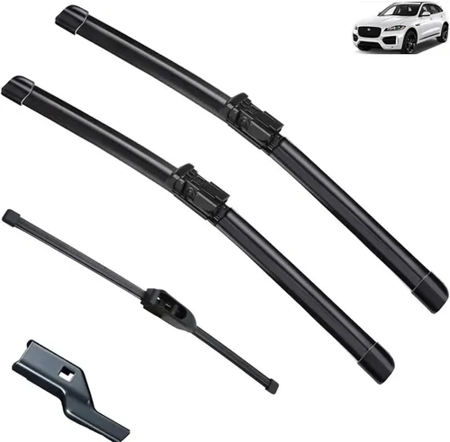 Miniatura 8 de Limpiaparabrisas compatible con Jaguar F Pace X761 SVR Sport S 2016-2023 FPace F-Pace LHD RHD - Escobillas para parabrisas delantero y trasero