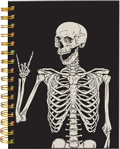 Miniatura 14 de Cuaderno de espiral iampanda, encuadernación fuerte de doble alambre con papel premium para mujeres y niñas, lindo cuaderno/diario de 60 hojas A5