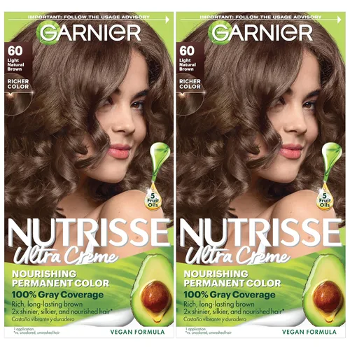 Miniatura 49 de Garnier Nutrisse - Tinte en crema nutritiva para el cabello, 30 marrón oscuro (Sweet Cola), tinte permanente para el cabello, 2