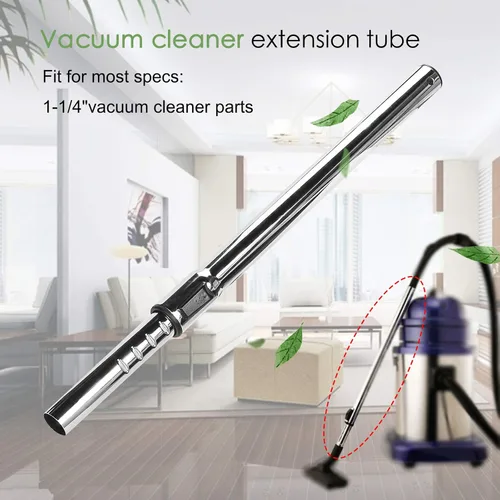 Miniatura 8 de VideoPUP - Varitas de extensión de 1-1/4 pulgadas, accesorios para aspiradora, manguera de vacío de 1.260 in, extensión de tubo cromado hasta 31