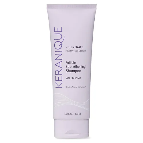 Champú Voluminizador Keranique - Engrosamiento del cabello para cabello fino y que se adelgaza - Enriquecido con queratina, limpieza del cuero