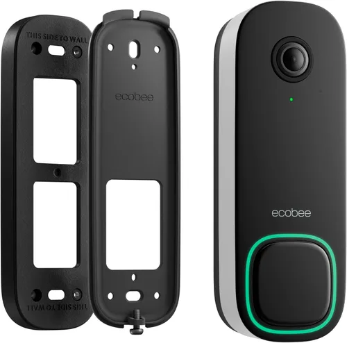 Miniatura 12 de ecobee Timbre de video inteligente con cámara (con cable) - con cámara HD líder en la industria, seguridad inteligente, visión nocturna, sensores