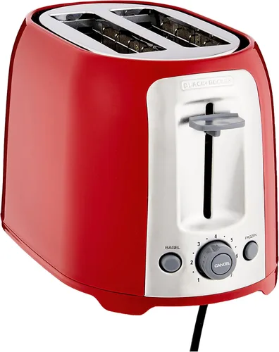 Miniatura 10 de BLACK+DECKER Tostadora de 2 rebanadas, TR1278BD, ranuras extra anchas, 7 configuraciones de tostado, 850 vatios, botones para pan congelado y Negro