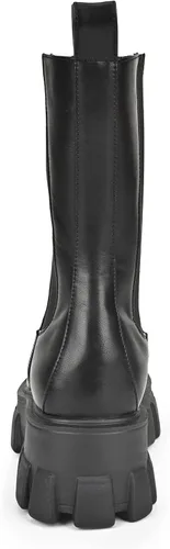 Miniatura 5 de READYSALTED Womens Mid Calf Cleated Chunky Platform High Ankle Fashion Boots ROTA