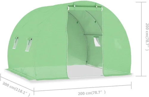 Miniatura 8 de vidaXL Invernadero, marco frío para jardín, patio, patio, césped, casa verde para cultivo de plantas, invernadero al aire libre