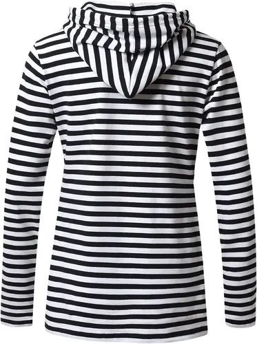 Miniatura 151 de GINKANA Sudadera con capucha para mujer, manga larga, lactancia materna, ropa casual