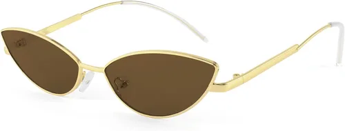 Miniatura 77 de FEISEDY Gafas de sol de diseñador de moda Retro pequeños pétalos forma arco templo diseño B2298