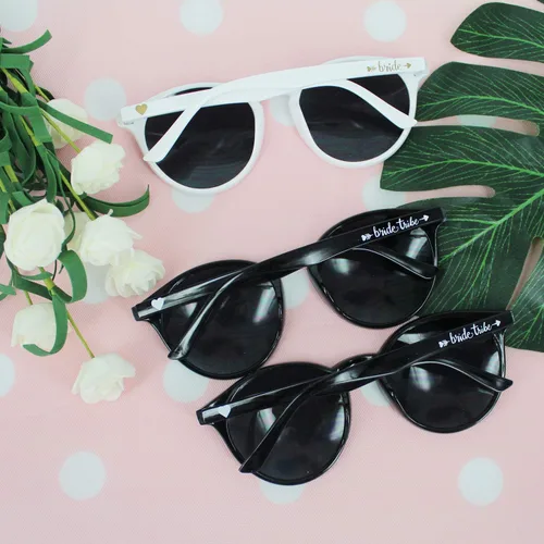 Miniatura 5 de LADYHOME Regalos de despedida de soltera para despedida de soltera 10 gafas de sol redondas de ojo de gato