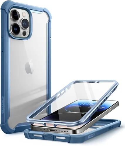 Miniatura 13 de i-Blason Ares - Funda para iPhone 14 Pro Max de 6.7 pulgadas (2022), funda transparente resistente de cuerpo completo con protector de pantalla