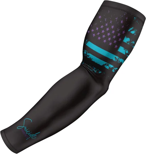Miniatura 25 de B-Driven Sports Sleeve Pro-Fit - Manga de compresión para hombres y mujeres - Manga de brazo de baloncesto y voleibol - Individual Galaxia