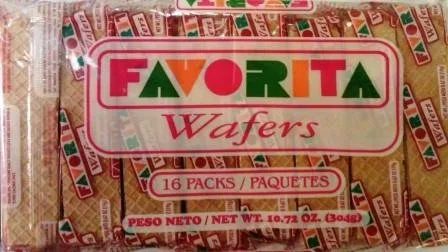 (16 unidades) de Favorita Wafers (Galletas Favorita de Puerto Rico)