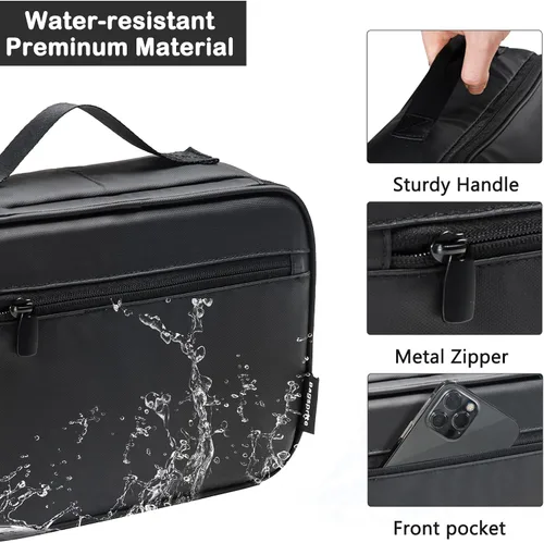 Miniatura 4 de Bolsa de aseo colgante para hombres y mujeres, bolsa de viaje BAGSPRITE para artículos de tocador, bolsa de afeitar resistente al agua para hombres