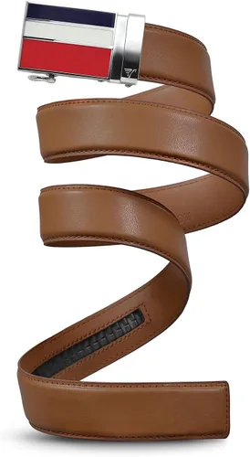 Miniatura 4 de Mission Belt Cinturón de trinquete de cuero para hombre, colección 3Bar