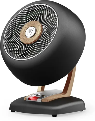 Vornado VHEAT™ Calentador de Espacio de Metal Vintage, 2 Configuraciones de Calor, Diseño Retro de Mediados de Siglo, Circulación de Calor de Toda