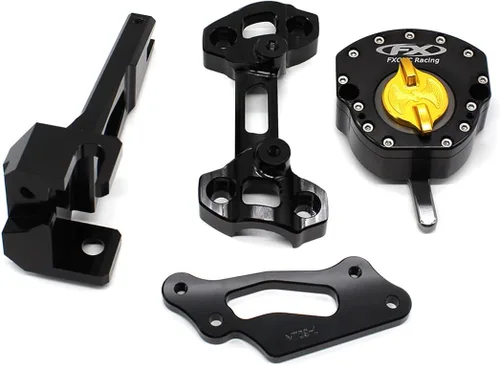 Miniatura 4 de Estabilizador de amortiguador de dirección de motocicleta con soporte de montaje compatible con MT-09 MT09 / Street Rally FZ-09 2014 2015 2016 2017