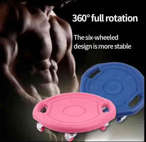 Miniatura 2 de Entrenador muscular abdominal rodante