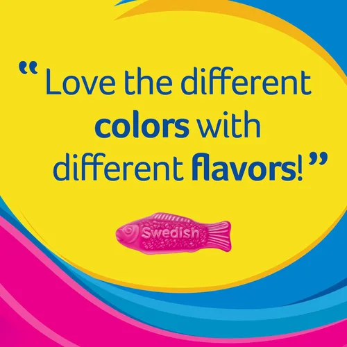 Miniatura 13 de SWEDISH FISH Mini caramelo tropical suave y masticable, caramelo a granel, bolsas de 12 - 8 onzas