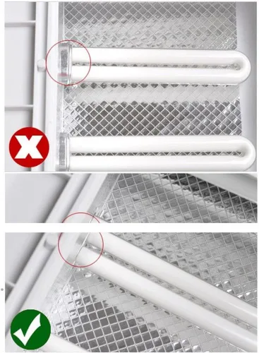 Miniatura 3 de XICHEN Secador de uñas UV 36W - Lámpara UV para esmalte de gel - 4 x 9W Blanco