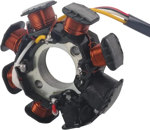 Miniatura 2 de Magneto - Estator de encendido con 4 alambres AC 8 polos se adapta a motor GY6 50cc 80cc 100cc scooter ciclomotor ATV Sunl Roketa Dune Buggy Go Kart