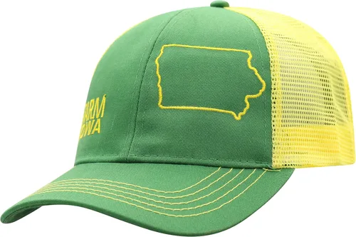 Miniatura 62 de John Deere Gorra de béisbol con logotipo y malla trasera con contraste, para hombre