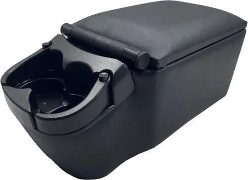 Organizador y Almacenamiento Universal para Asiento/Banco de Camión, Consola Central para Contratistas, con Portavasos Ajustables, Tablero de Clips