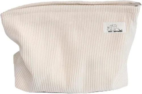 Miniatura 39 de HAPPYHEIDI Bolsa de maquillaje estética para mujer con compartimento para accesorios con cremallera para cosméticos, viajes, organizador de bolsos