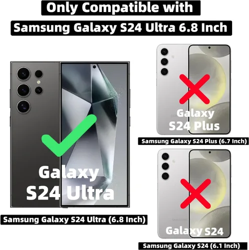 Miniatura 59 de ZONRW - Funda para Samsung Galaxy S22 Ultra magnética, para mujeres y niñas, cubierta trasera suave, lujosa, con corazón de amor, bling, degradado