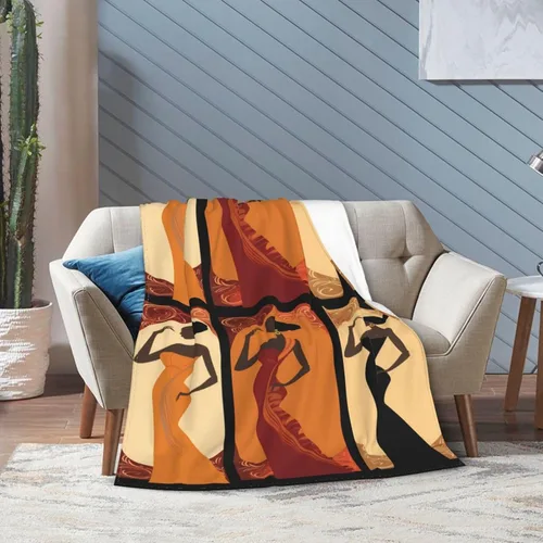 Miniatura 5 de Manta de franela de vellón, manta de Navidad con árbol de nieve y pájaros para cama, manta súper suave y acogedora de 50 x 40 pulgadas