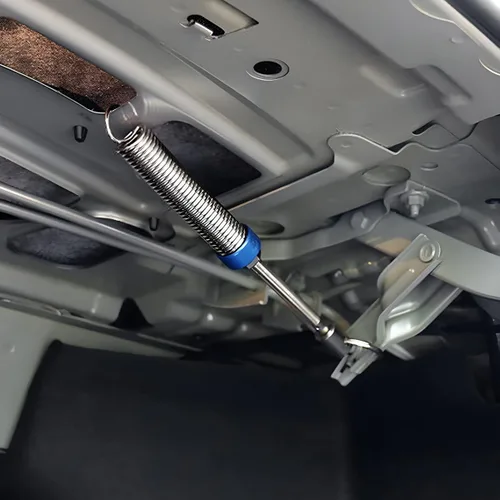 Miniatura 6 de Muelle de metal para maletero de coche, 2 piezas ajustables, muelle de elevación automática para maletero, accesorio universal de elevación en acero