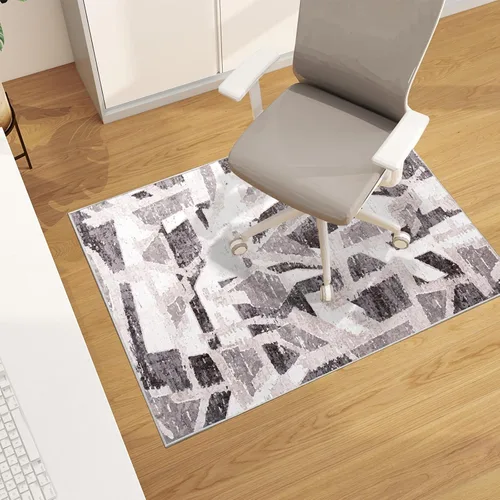 Miniatura 28 de chakme Tapete para silla de oficina para suelo de madera dura, 48 x 36 pulgadas, protector de escritorio de computadora de fácil deslizamiento