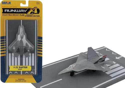 Daron F-22 Raptor - Colores Militares Gris Oscuro Multicolor, 12 oz