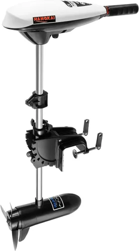 Miniatura 9 de Motor de arrastre eléctrico de empuje de 40 libras, motor de arrastre de agua salada montado en el travesaño para kayak barco inflable, eje de 30