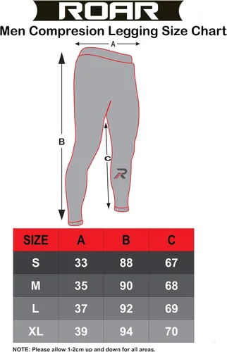 Miniatura 4 de Roar MMA - Pantalones de compresión para gimnasio y entrenamiento