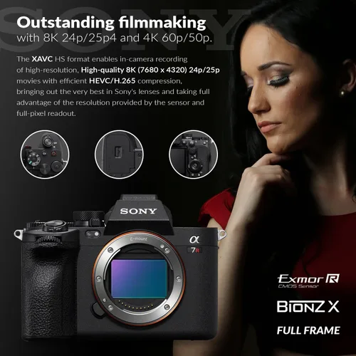 Miniatura 5 de Sony Alpha a7R V 61.0MP Cuerpo de Cámara Digital Mirrorless de Marco Completo con Lentes Intercambiables - Paquete con Tarjeta de Memoria SDXC