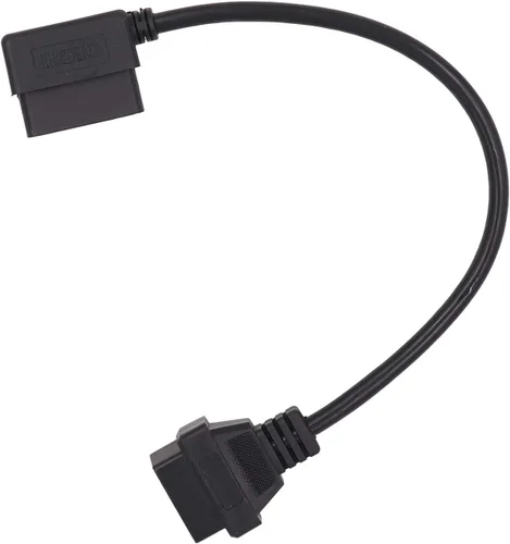 Miniatura 2 de OBD-ii Obd2 16pin macho a hembra extensión cable de diagnóstico extensor 11.8 in 23.6 in 39.4 in (tipo 1 (11.8 in)