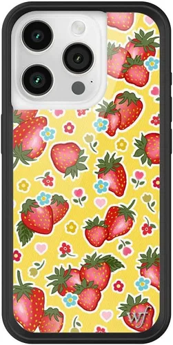 Miniatura 9 de Wildflower - Fundas compatibles con Apple iPhone 15 Pro Protector de goma negro, certificado de prueba de caída de 4 pies, propiedad de mujeres