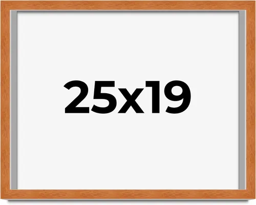 Miniatura 275 de Marco de 3 x 3 pulgadas, marco de madera maciza de nuez miel tradicional marrón Ancho de moldeo de 0.875 pulgadas Profundidad de conejo de 0.875